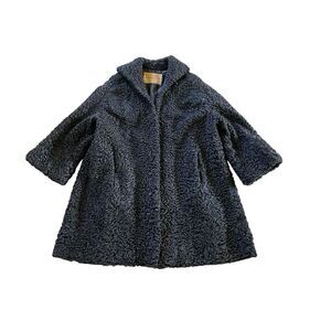 Lamb Fur 1960s Vintage Coat Jacket New York Classic size Medium